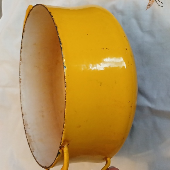 Dansk 7 in yellow Enamel pot Kobenstyle - Picture 6 of 7